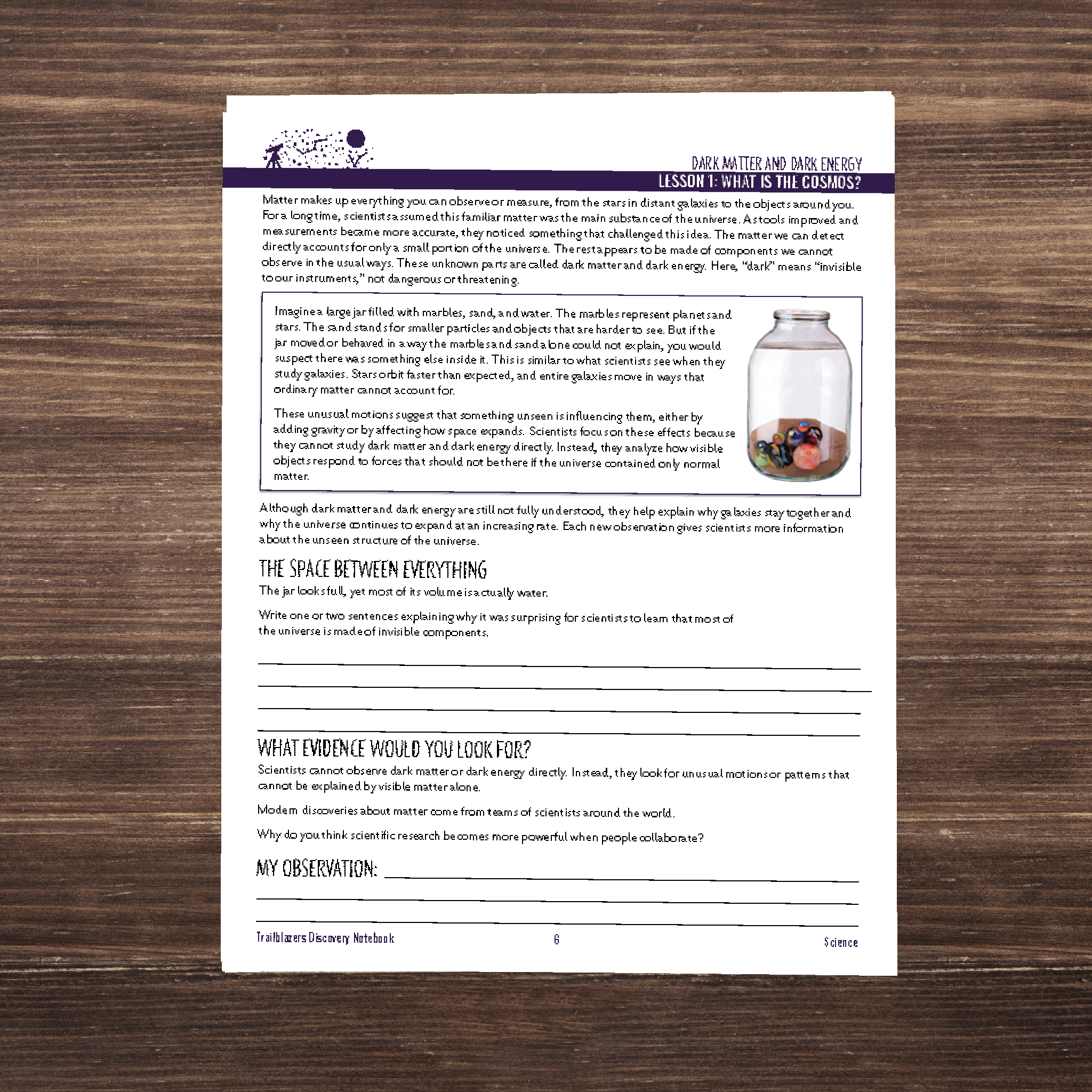 Pre-Order: The Cosmos and Our Solar System, Full Family All-Inclusive Unit