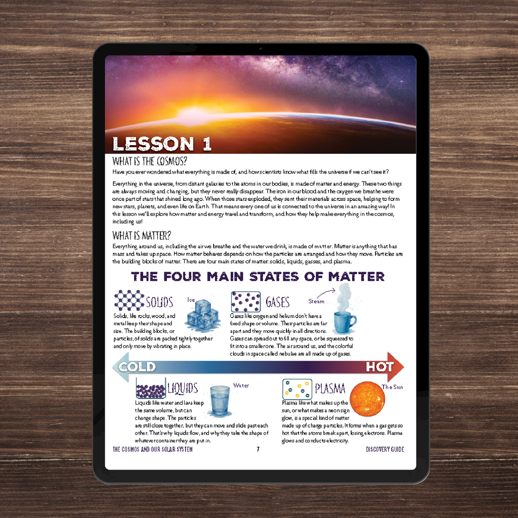 Pre-Order: The Cosmos and Our Solar System, Full Family All-Inclusive Unit