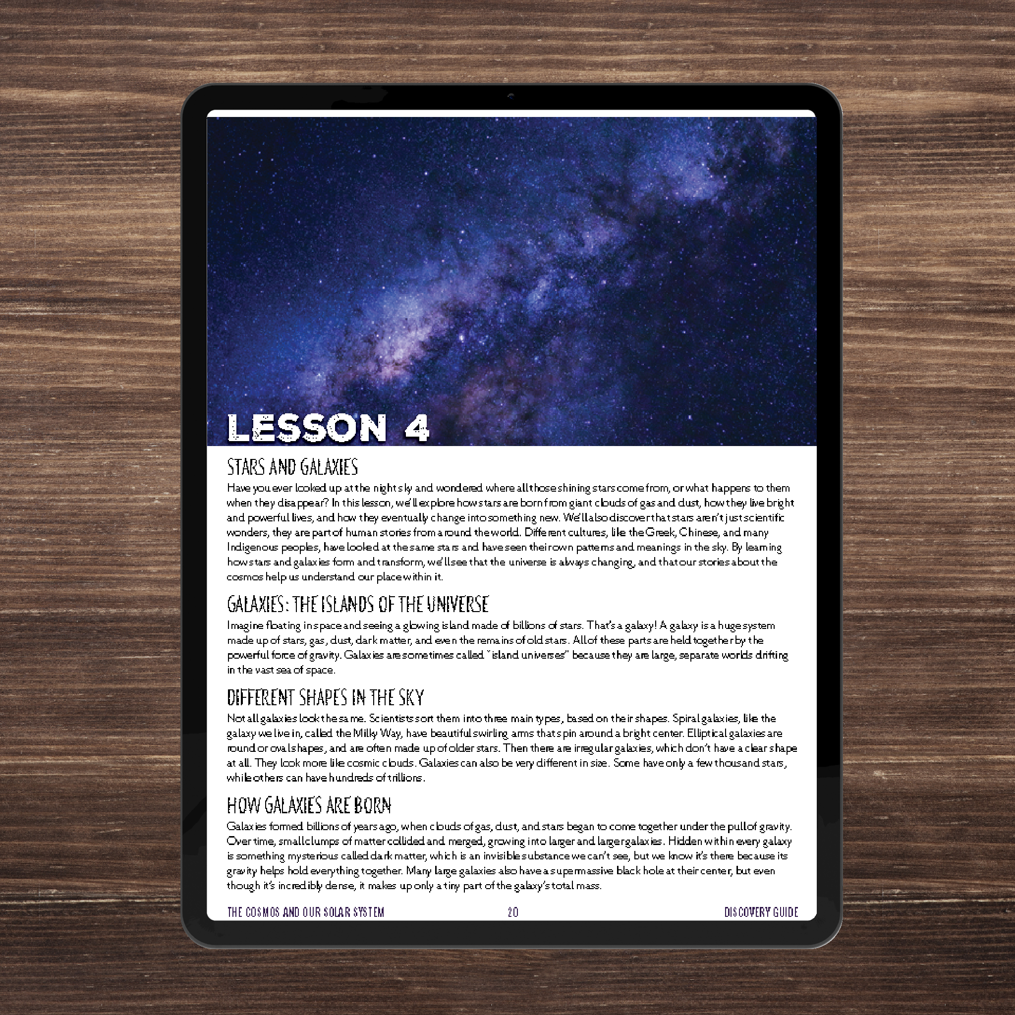 Pre-Order: The Cosmos and Our Solar System, Full Family All-Inclusive Unit